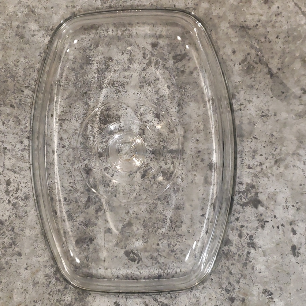 Pyrex Oblong Clear Glass lid